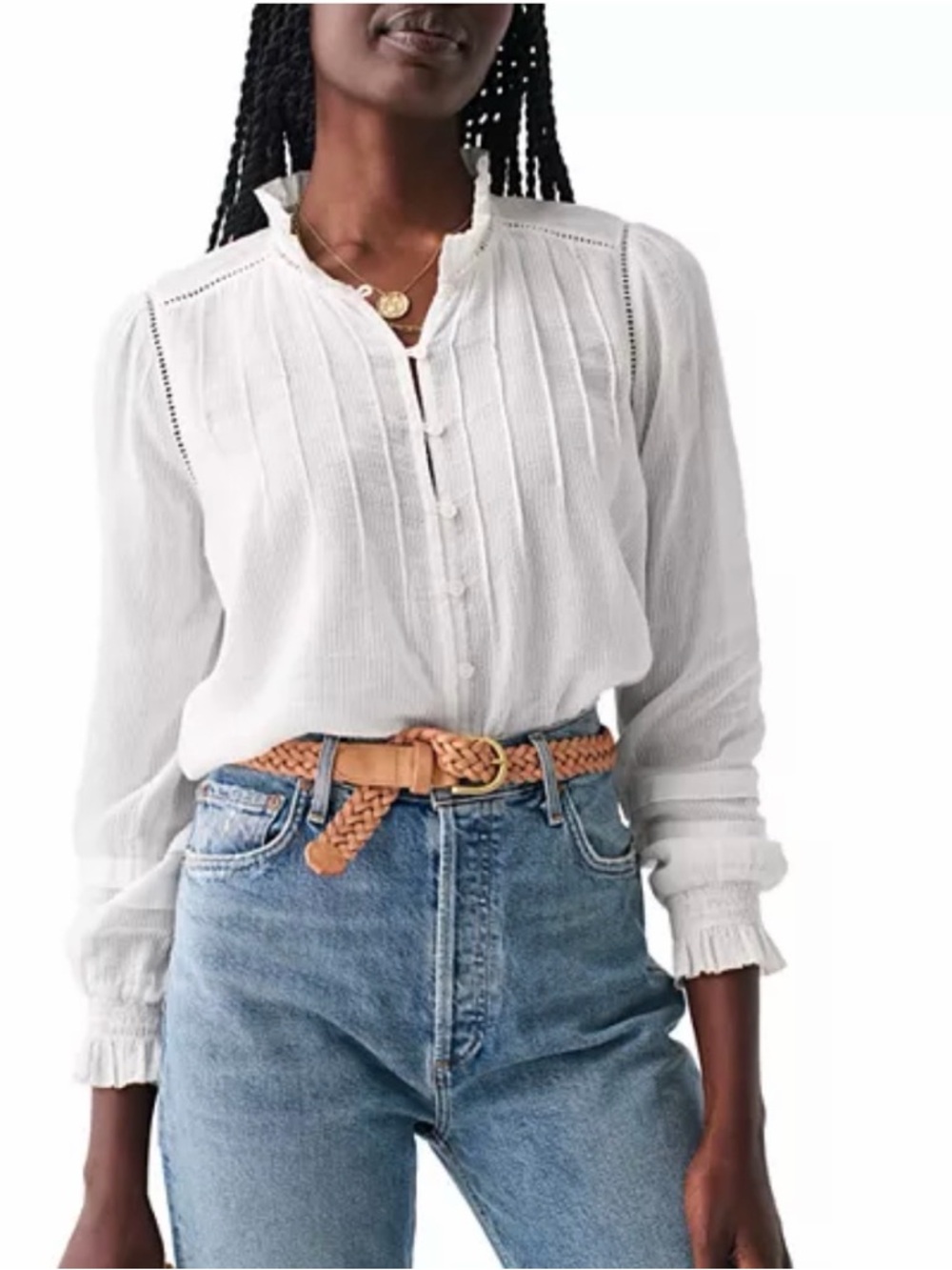 Faherty Willa Blouse White